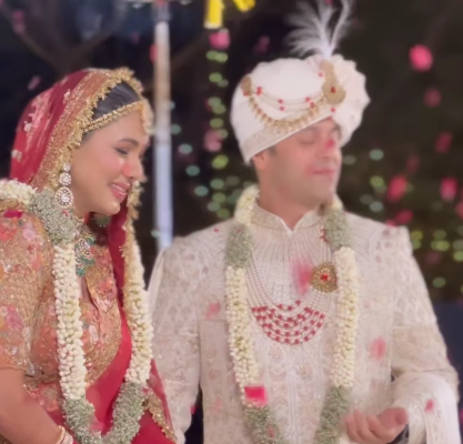 Kundali Bhagya fame Twinkle Vasisht marries beau Harsh Tuli in Udaipur